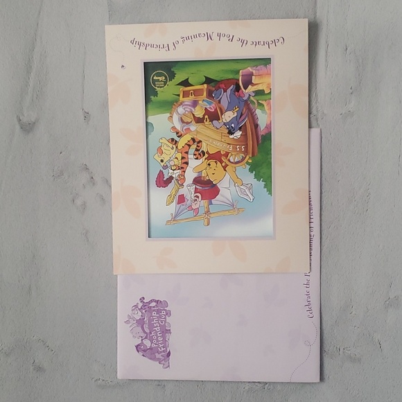 Disney Celebrate The Pooh Meanin of freind Lithograph Disney Store Performance - Picture 11 of 14